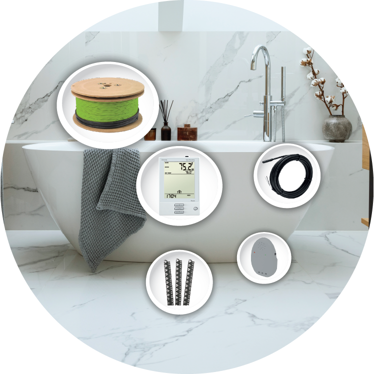 Floor Heating Kits With Floor Guides