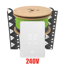 Ensemble de chauffage au sol WarmAll avec guides au sol 240V avec thermostat Wi-Fi intelligent et accessoires