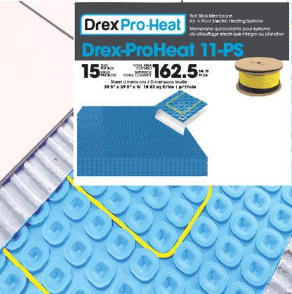 DrexProHeat-11 Uncoupling Membrane Sold Per Box of 15