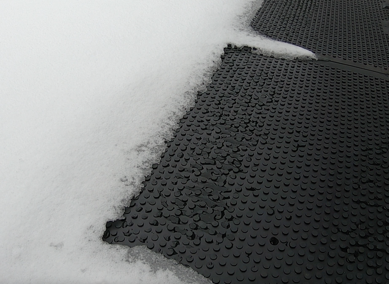 Snow Melting Mat For Landing 27" x 36" 120V Anti-Slip Waterproof