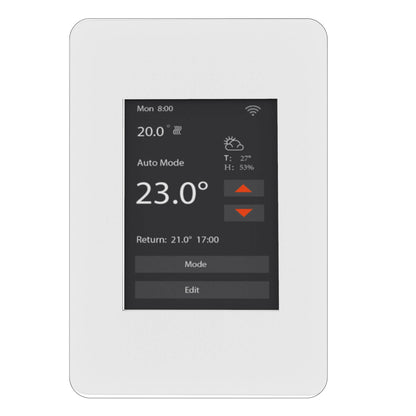 Ensemble de chauffage au sol WarmAll avec guides au sol 240V avec thermostat Wi-Fi intelligent et accessoires